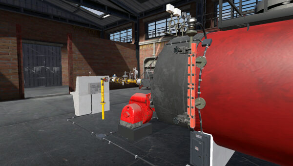 2 1 Industrial Fire-Tube Boiler Training VR Software Package